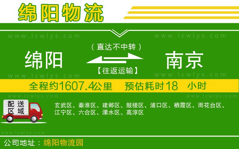 綿陽(yáng)到南京物流公司