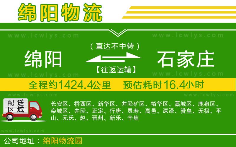 綿陽(yáng)到石家莊物流公司
