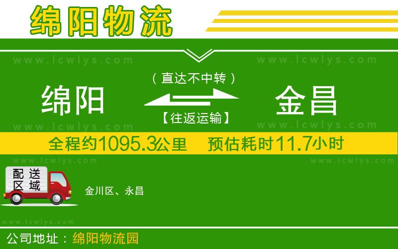 綿陽(yáng)到金昌貨運(yùn)公司