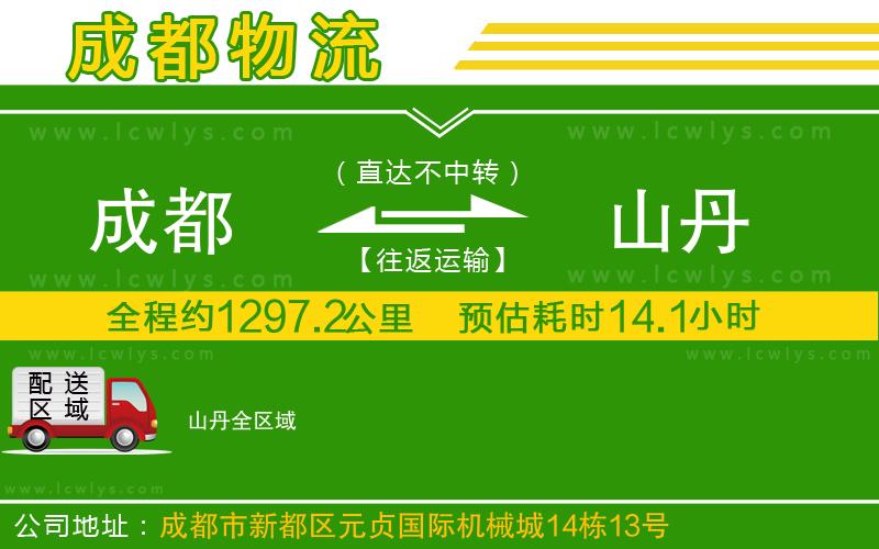 成都到山丹物流公司