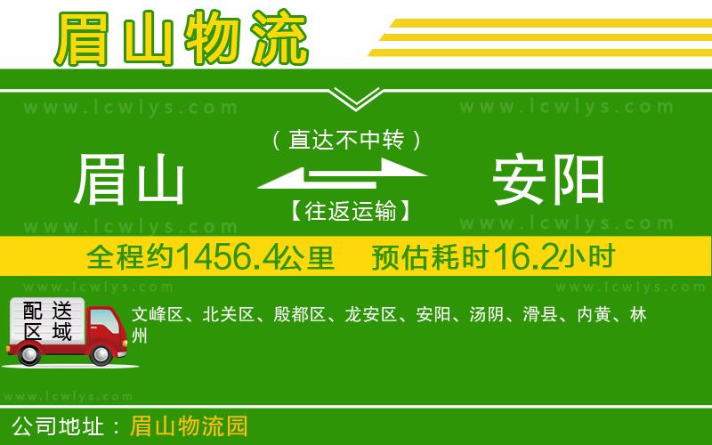 眉山到安陽物流公司