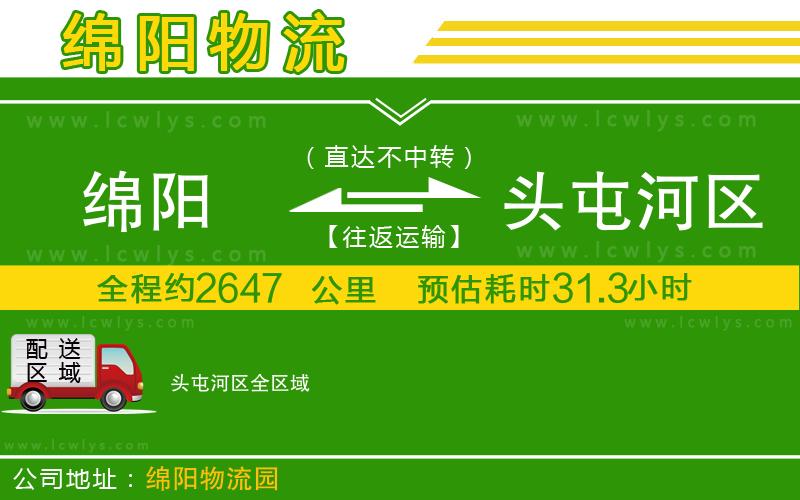 綿陽到頭屯河區(qū)物流專線