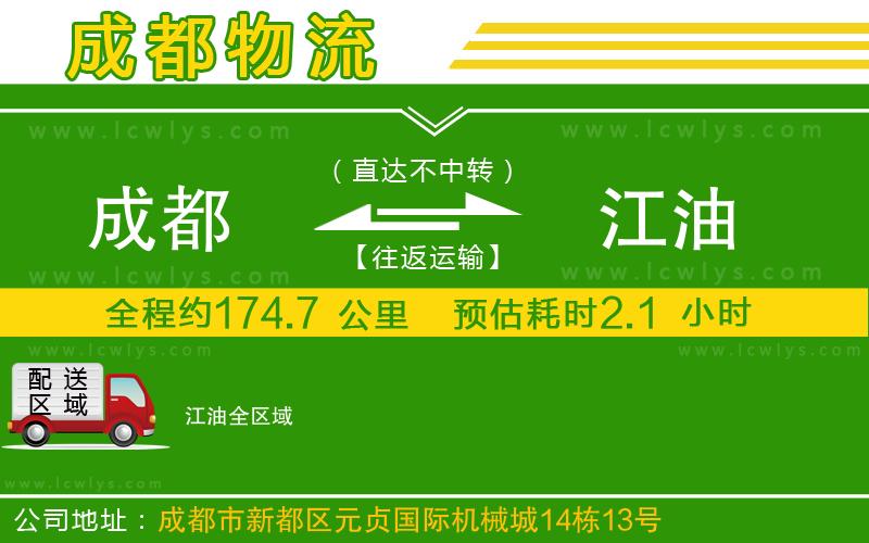 成都到江油物流專(zhuān)線