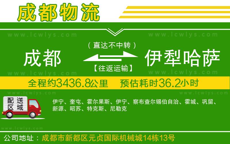 成都到伊犁哈薩克自治州物流專線