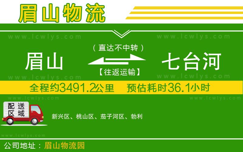眉山到七臺(tái)河物流專線