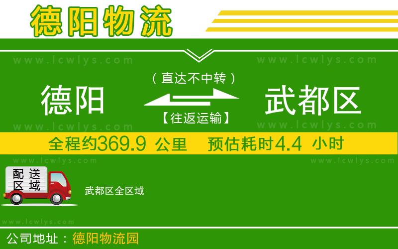 德陽到武都區(qū)物流專線