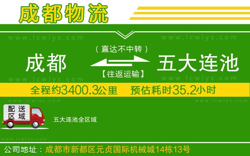 成都到五大連池貨運